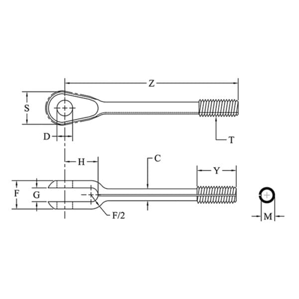 Clevis Fork - MS21252C