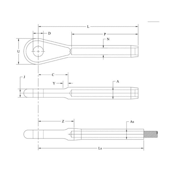 Eye end - MS20668