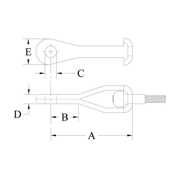 Strap eye - NAS1435-E