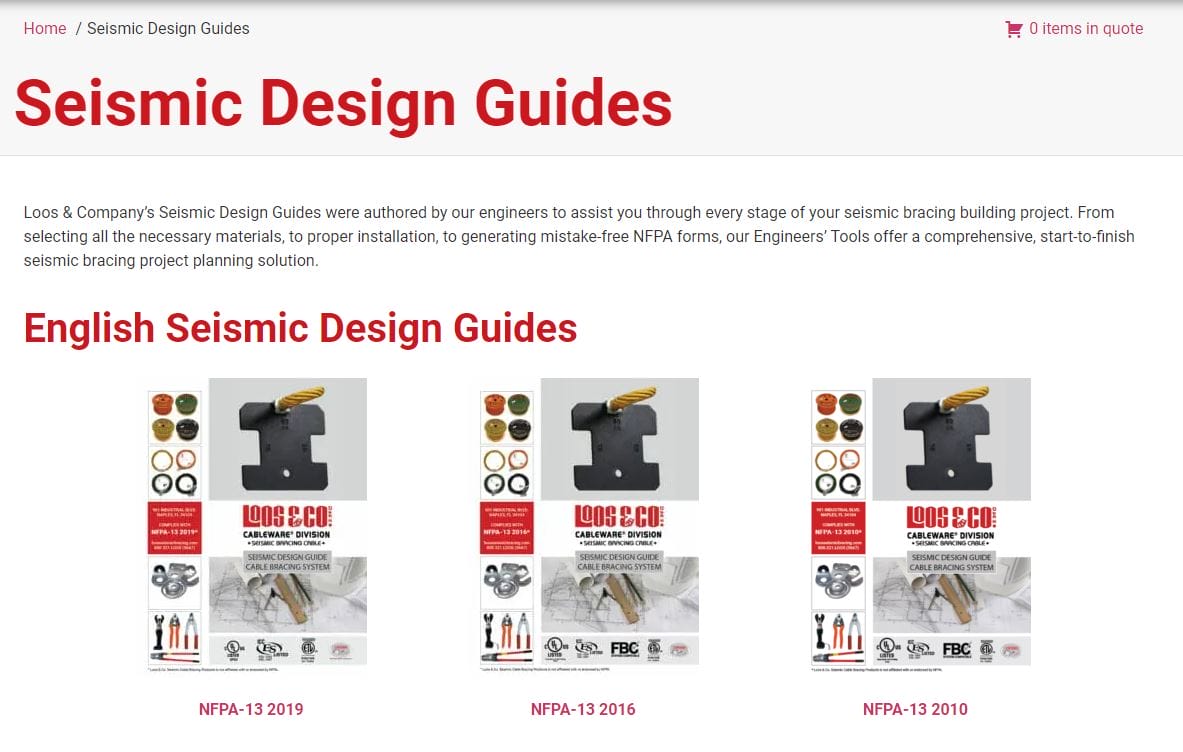 Seismic Design Guides